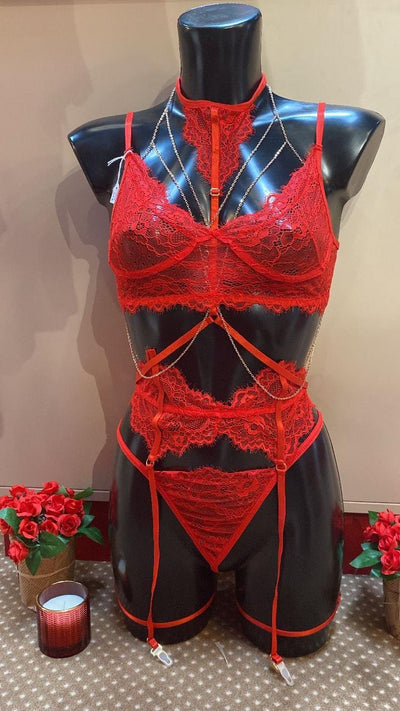 Ensemble jarretière Anais